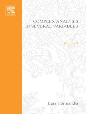 cover image of An Introduction to Complex Analysis in Several Variables
